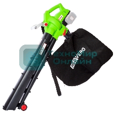 Воздуходувка-пылесос RedVerg RD-BV36/U пит.:от аккум. зеленый/черный