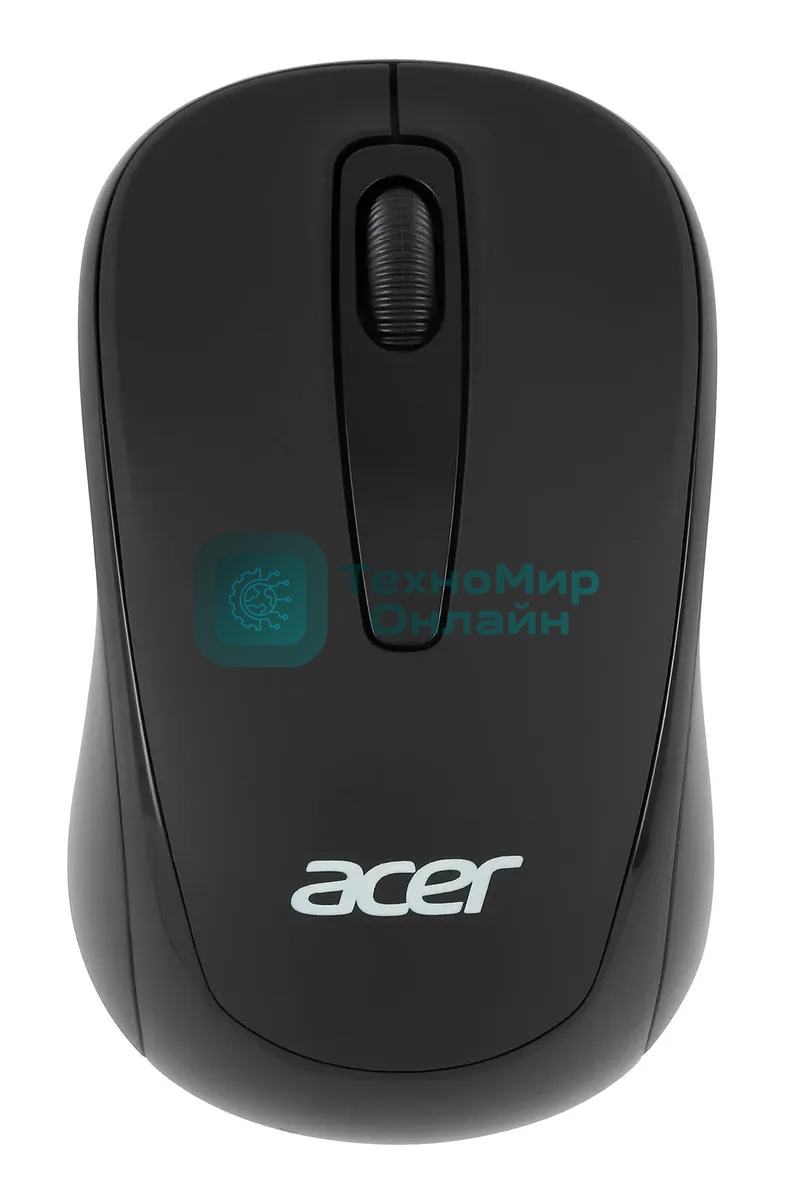 Мышь беспроводная Acer OMR133 черный, 1000 dpi, радиоканал, USB, кнопки - 3
