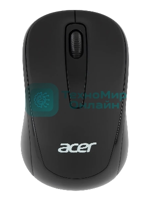 Мышь беспроводная Acer OMR133 черный, 1000 dpi, радиоканал, USB, кнопки - 3