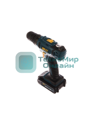 Дрель-шуруповерт аккумуляторная Fit 80189, Аккумуляторная, 18В, 2 АКБ, Кейс