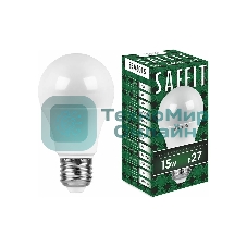 Лампа светодиодная SAFFIT SBA6015 (55012) 15Вт Е27 дневной