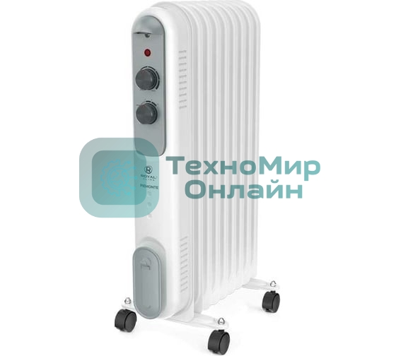 Обогреватель масляный Royal Clima ROR-P9-2000M (9 секций) белый, 2000 Вт, 25 м2, термостат