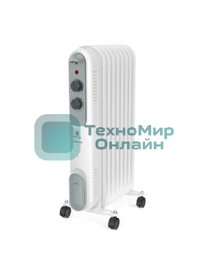 Обогреватель масляный Royal Clima ROR-P9-2000M (9 секций) белый, 2000 Вт, 25 м2, термостат