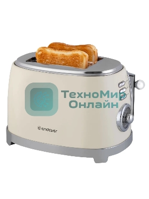 Тостер электрический ENDEVER Skyline ST-129 850 Вт, бежевый