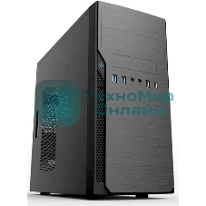Компьютерный корпус с блоком питания 450Вт. Case Foxline mATX, 450W, 2xUSB 3.0, 2xUSB 2.0, powercord