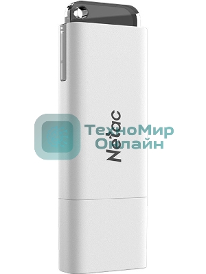 Флешка USB Netac U185 белый USB 3.0 Flash 32Gb, NT03U185N-032G-32WH, LED индикатор