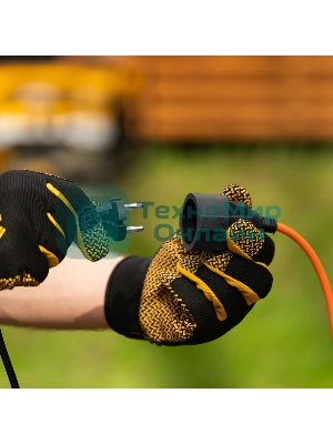 Удлинитель-шнур силовой Garden Series Denzel б/з, ПВС, 10 м, 1 розетка, 2*1 мм