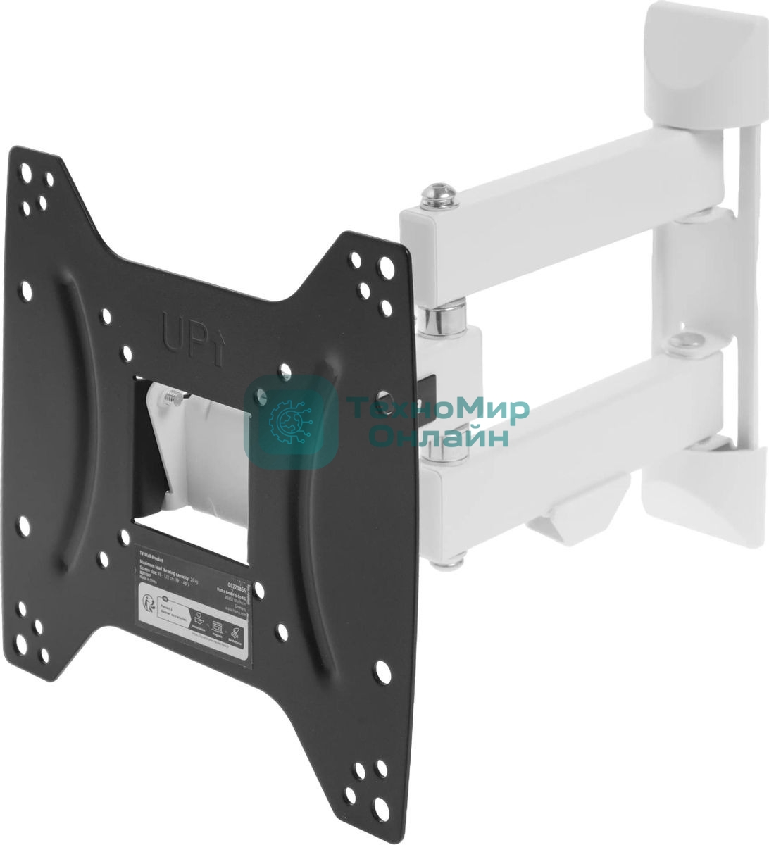 Кронштейн для телевизора Hama 00220855 черный/белый 19