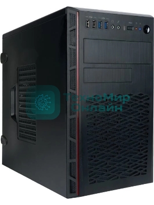Корпус mATX InWin EMR065BL 6193033 черный, без БП, 2xUSB2.0, 2xUSB3.0, audio