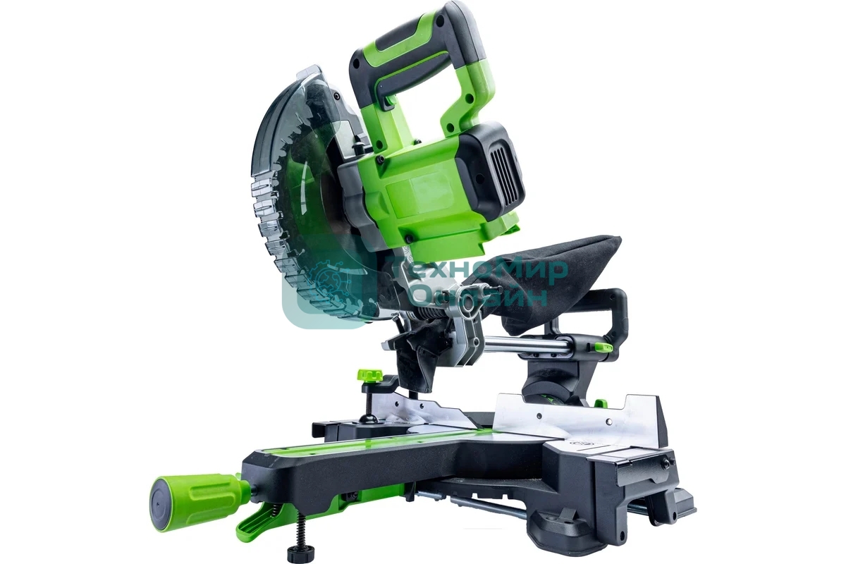 Торцовочная пила Greenworks GD24MS216 24V, бесщеточная, с протяжкой, без АКБ и ЗУ [1501707]