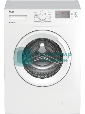 Стиральная машина Beko WRS5512BWW белый, загрузка фронтальная 5 кг, 1000 об/мин., класс: А