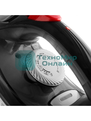 Утюг BRAYER BR4011 черный/белый/красный, 2400 Вт, 20 г /мин, 140 г/мин, 330 мл