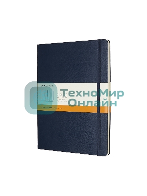 Блокнот Moleskine CLASSIC QP090B20 XLarge 190х250 мм, 192 страниц, линейка, твердая обложка, синий