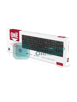 Клавиатура проводная мультимедийная Smartbuy ONE 238 USB черная (SBK-238U-K)