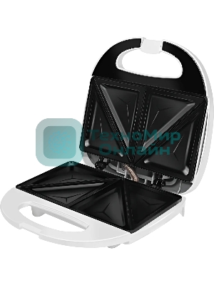 Сэндвичница Aresa AR-1205. 750 Вт. Термостойкий пластик со вставками из хромированной стали. Две сэндвичные формы.