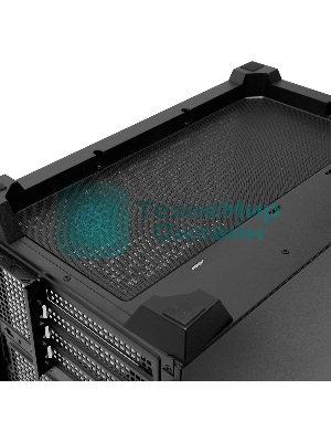 Компьютерный корпус без блока питания Case HSPD M211, Mesh Mini-tower, Black, TG, 0.7 SPCC, no fans,mATX, mITX, 175/330/150мм, 2x2.5