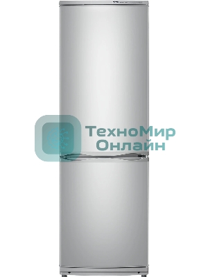 Холодильник Atlant ХМ-6021-080 серебристый двухкамерный 225/101л морозилка снизу