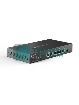 Маршрутизатор VPN TP-Link ER707-M2 Omada с мультигигабитными портами,1 x RJ45 WAN 2,5 Гбит/с, 1 x RJ45 WAN/LAN 2,5 Гбит/с, 1 x SFP WAN/LAN, 4 гиг. порта RJ45 WAN/LAN, 1 порт USB 2.0