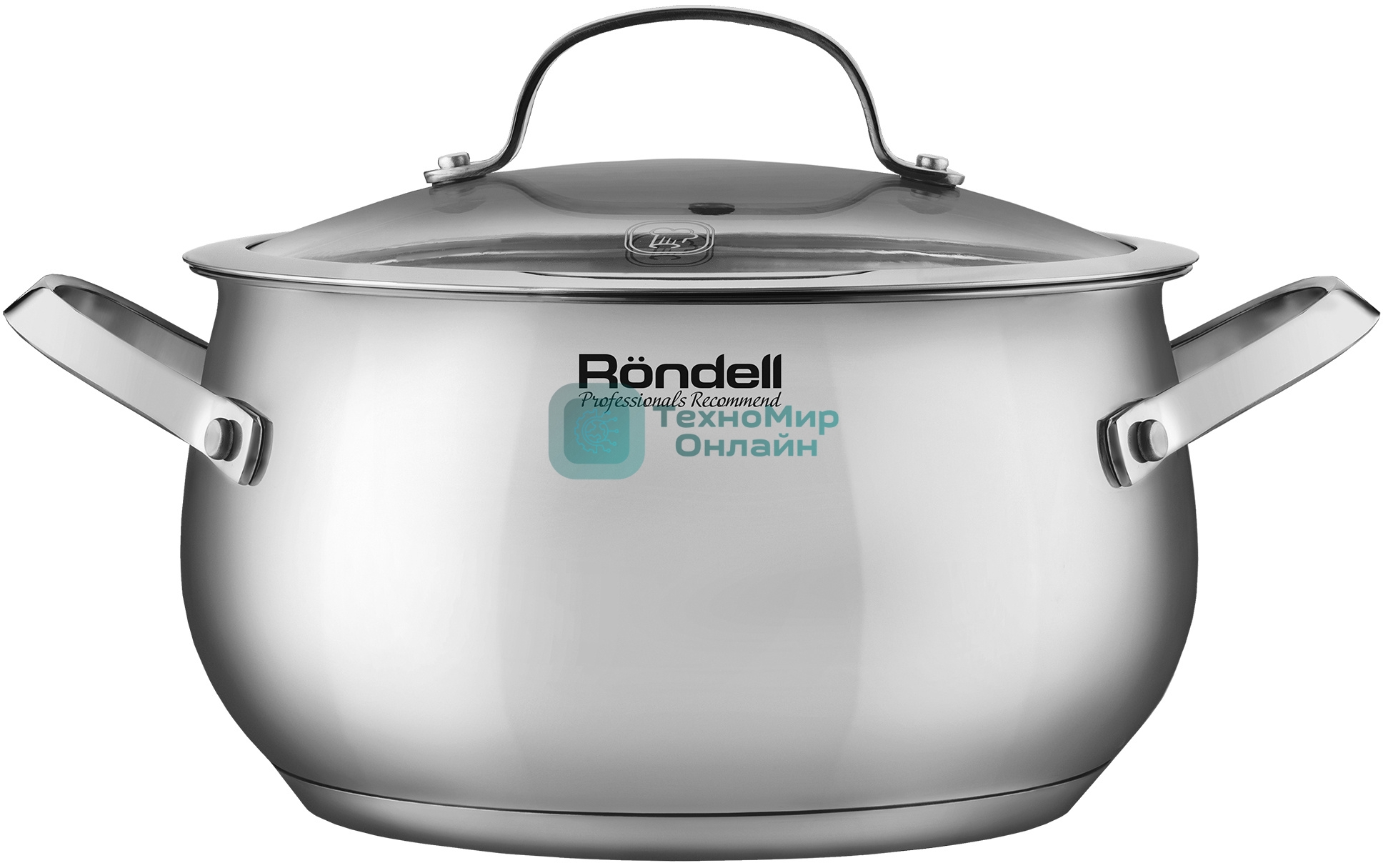 Кастрюля Rondell Calypso RDS-1671 3.8л. d=20см (с крышкой) сталь