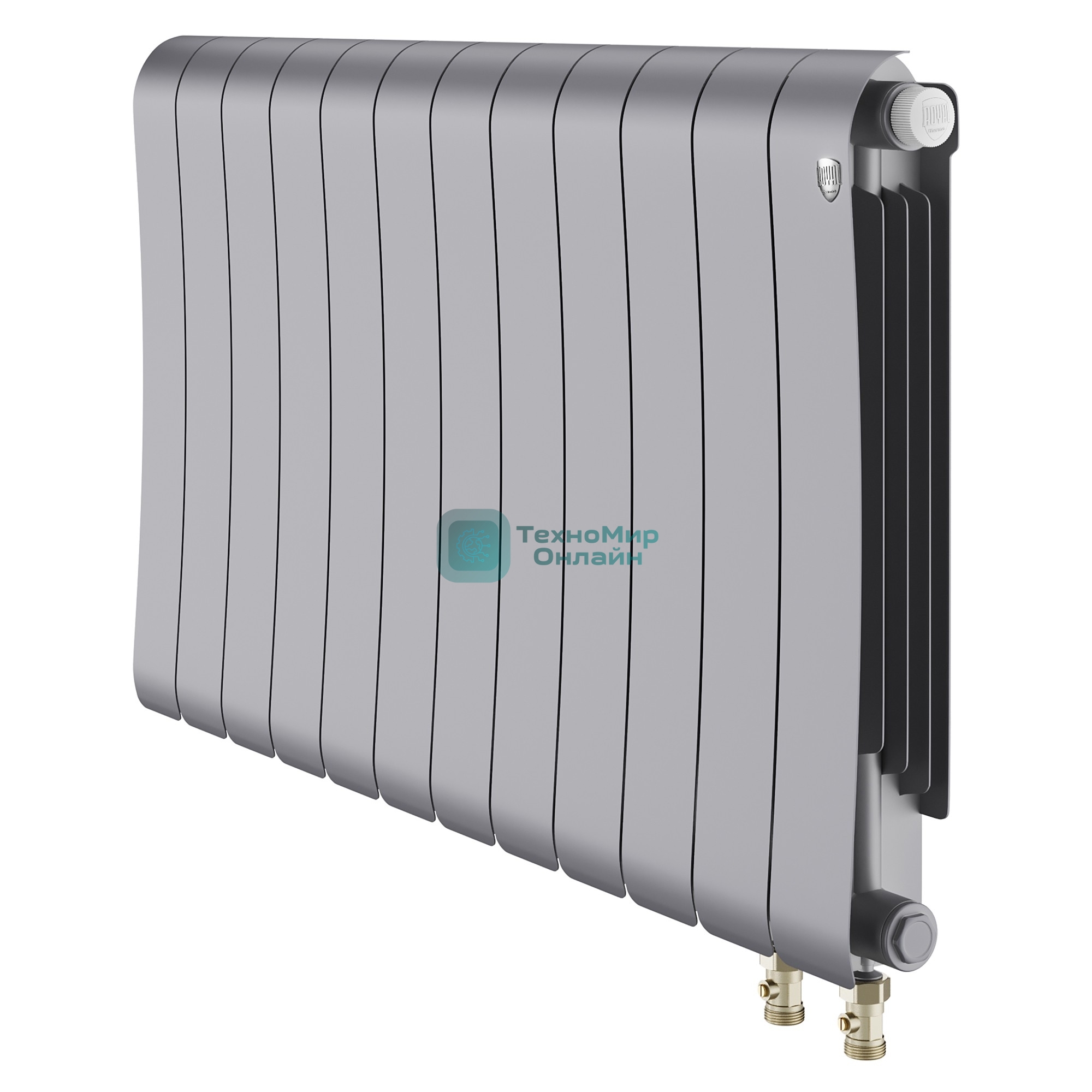 Радиатор Royal Thermo Infinity 500 Silver Satin VR80 - 12 секц.