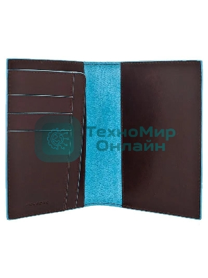 Обложка для паспорта Piquadro Blue Square PP1660B2/MO коричневый натур.кожа
