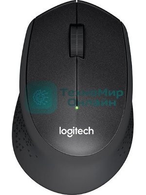 Мышь беспроводная Logitech M330 SILENT PLUS черный, 1000 dpi, радиоканал, USB, кнопки - 3