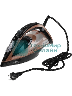 Утюг Tefal FV9845E0 черный/бежевый, 3200 Вт, 60 г/мин, 260 г/мин, 350 мл