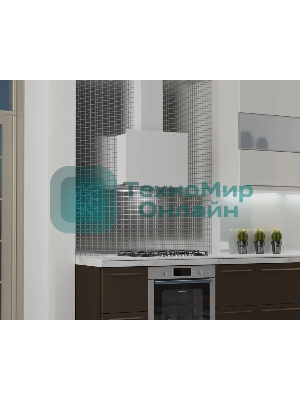 Вытяжка каминная Elikor Метеорит 60П-700-Э4Д белый, 60 см, 700 куб. м/ч, 52 дБ