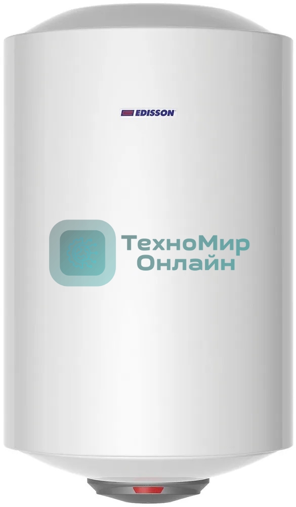 Водонагреватель Edisson ER 100 V 100л, 1,5 кВт, 220В, время нагрева 2ч 35 мин, габариты 450х1050х460мм, внутр. бак эмаль. вес 27кг.
