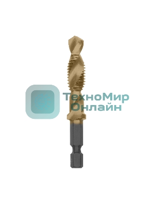 Сверло-метчик Denzel М10 х 1,5 мм, Р6М5