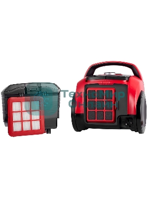 Пылесос Beko VCO 32818 WR красный/серый, 290/1880 Вт, уборка сухая, пылесборник контейнер 1.9 л