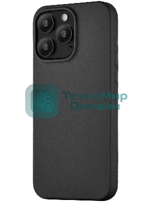 Чехол (клип-кейс) uBear для Apple iPhone 15 Pro Max Capital Case with MagSafe черный (CS307BL67PCP-I23M)