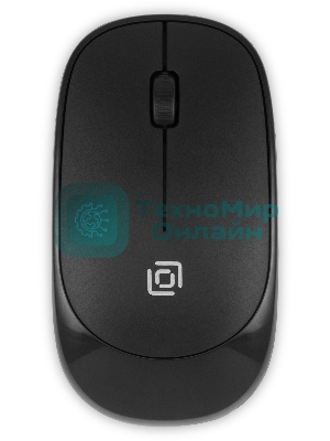 Комплект клавиатура+мышь Oklick S255W беспроводной, USB, 1200 DPI, чёрный