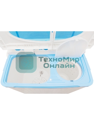 Стиральная машина Renova WS-60PT/РЕТ белый/голубой, загрузка вертикальная 4.5 кг, 1350 об/мин, класс: А+