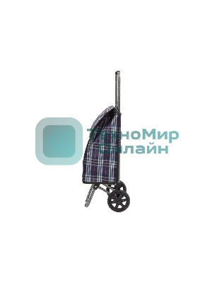 Тележка с сумкой Рыжий кот D203ECO Tartan, до 30 кг