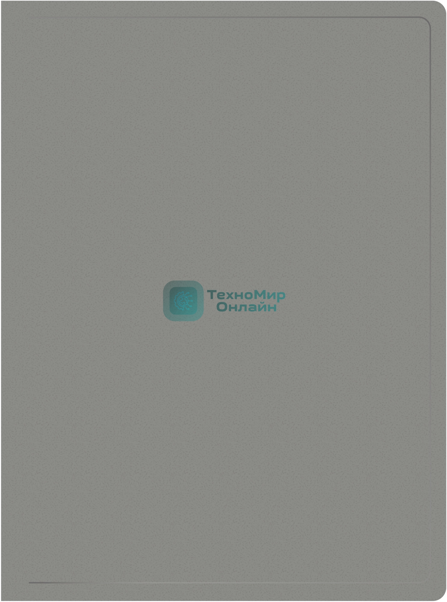 Папка с 30 прозрачными вкладками Silwerhof Eco A4, пластик, 0.5мм, серый