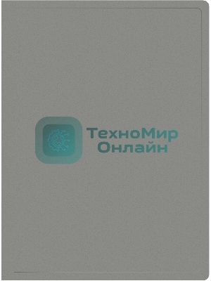 Папка с 30 прозрачными вкладками Silwerhof Eco A4, пластик, 0.5мм, серый