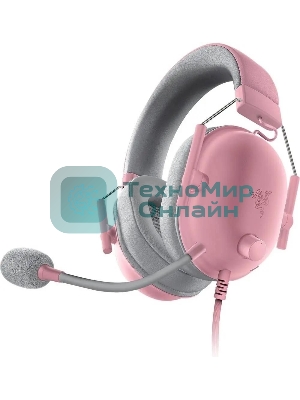 Гарнитура Razer Blackshark V2 X розовый, проводная, 3.5 мм