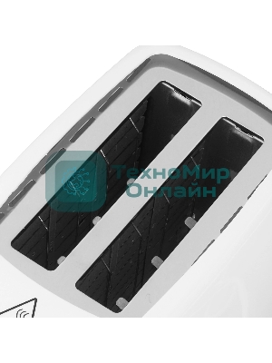 Тостер DELTA DL-6901 белый, 650 Вт