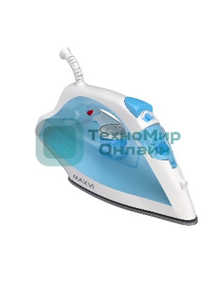Утюг Maxvi SI1801 белый/голубой