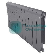 Радиатор биметаллический Royal Thermo Infinity 500 Silver Satin - 12 секц.