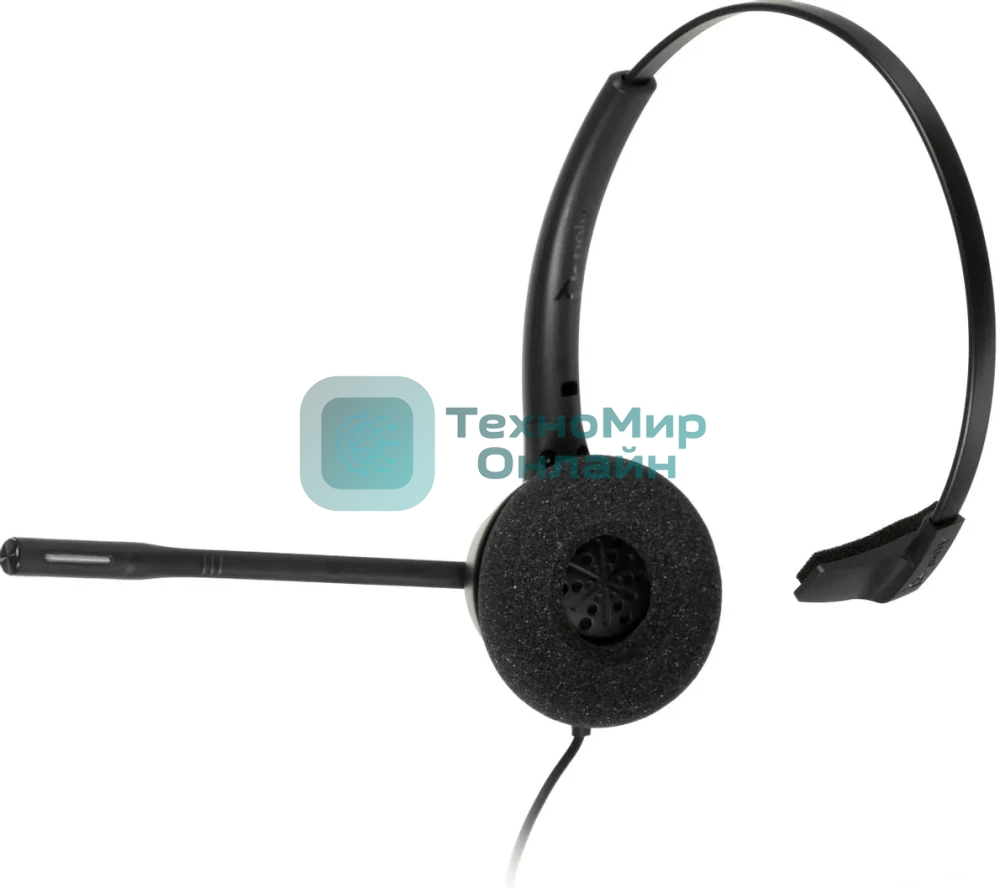 Гарнитура Plantronics EncorePro EP310 QD чёрный, проводная