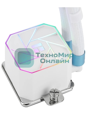 Водяное охлаждение для процессора Thermalright Aqua Elite 240 White ARGB V3 (240мм, White, ARGB/ Fans: 2x120мм, 66.17CFM, 25.6dBA, 1500RPM/ Pump height 53mm, 23dBA, 3300RPM, Rad thickness 27mm/ S: 1200, 1700, 1851, 2011, 2066, 115X, AM4, AM5)