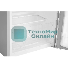 Холодильник Hyundai CT10051H серебристый двухкамерный 59/25л морозилка сверху