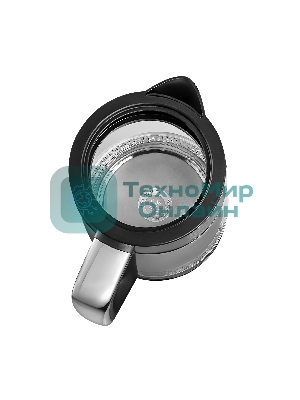 Чайник электрический Red Solution G104 1.7 л, 2200 Вт, черный/серебристый, нержавеющая сталь/стекло/пластик