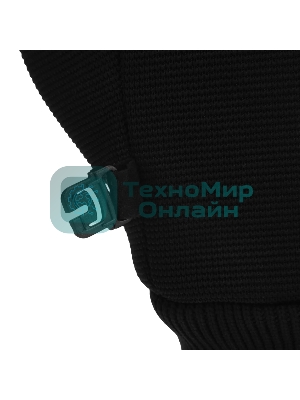 Перчатки универсальные Denzel двойные, работа с сенсорным экраном, вязаная манжета, размер 9