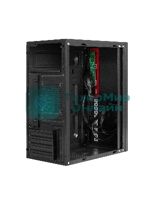 Компьютерный корпус Minitower ExeGate BAA-403U2-AA500 (mATX, БП AA500 с вент. 8см, 1*USB/2*USB 3.0, HD Audio, черный)