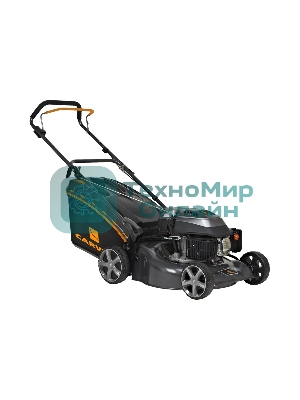 Газонокосилка CARVER LMG-2646HM бенз., 2.6 кВт, шир.46см колеса 7''/8'' травосб.65л мульчиров.
