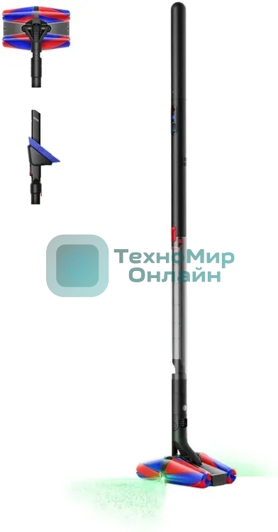 Пылесос вертикальный Dyson Pencil Vac Fluffycones черный, питание от аккумулятора, 55 Вт, уборка сухая, пылесборник 0.08 л