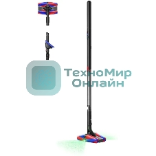 Пылесос вертикальный Dyson Pencil Vac Fluffycones черный, питание от аккумулятора, 55 Вт, уборка сухая, пылесборник 0.08 л